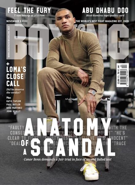 Boxing News – November 03 2022 Cover