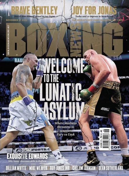 Boxing News – November 17 2022 Cover