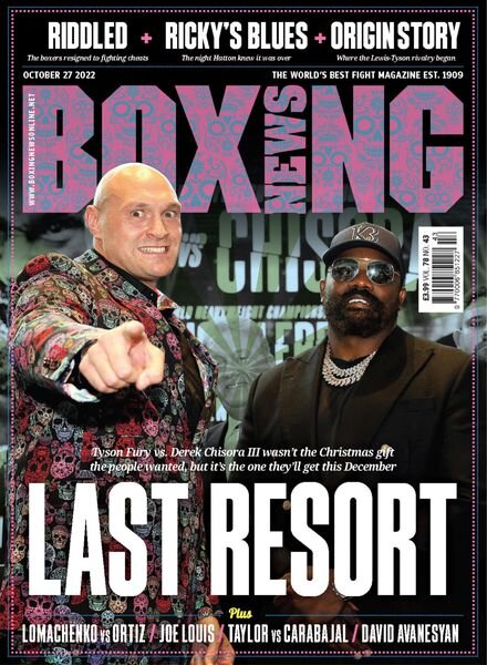Boxing News – October 27 2022 Cover