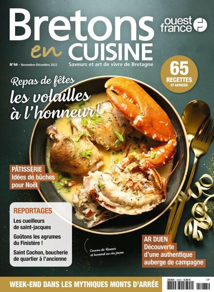 Bretons en Cuisine – Novembre-Decembre 2022 Cover