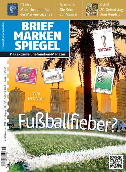 Briefmarken Spiegel – November 2022 Cover