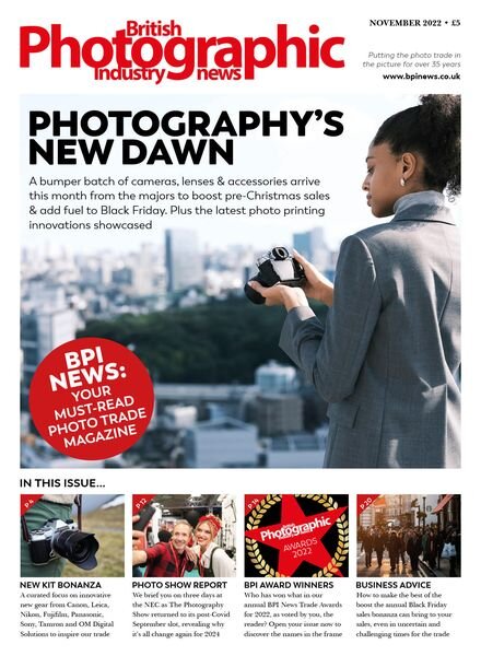 British Photographic Industry News – November 2022 Cover