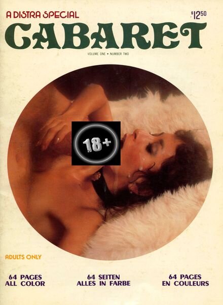 Cabaret – Volume 1 Number 2 Cover
