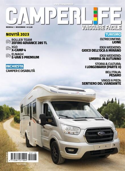 Camper Life – Novembre 2022 Cover