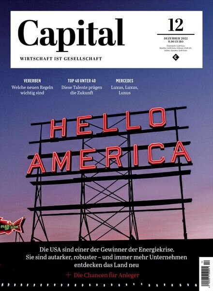 Capital Germany – Dezember 2022 Cover