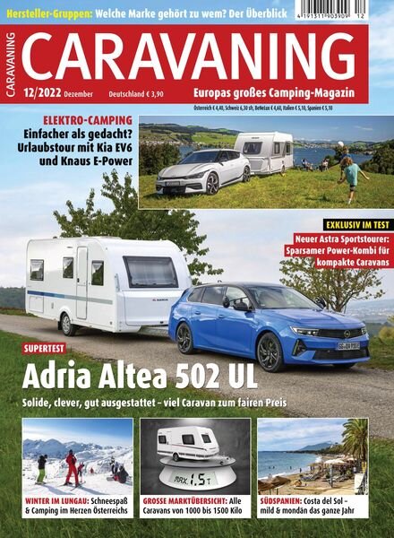 Caravaning – Dezember 2022 Cover