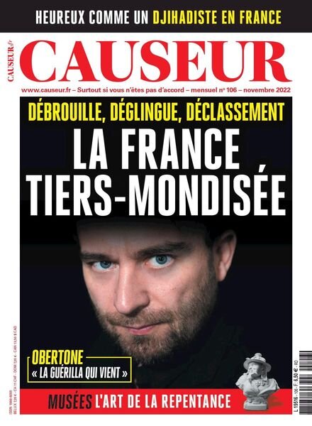 Causeur – novembre 2022 Cover