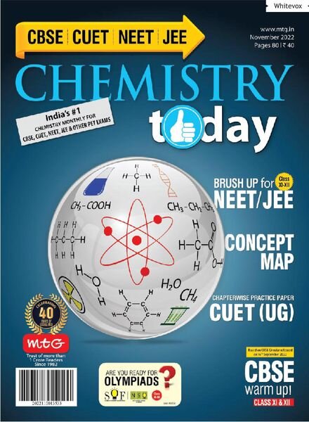 Chemistry Today – November 2022 Cover