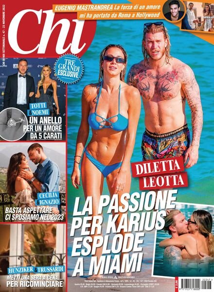 Chi – 23 novembre 2022 Cover