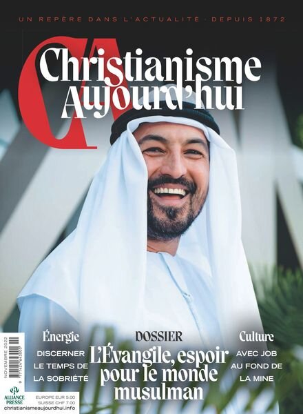 Christianisme Aujourd’hui – Novembre 2022 Cover