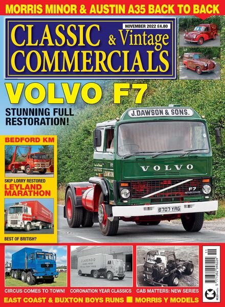 Classic & Vintage Commercials – November 2022 Cover