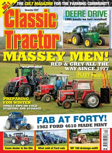 Classic Tractor – December 2022 Cover