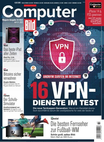 Computer Bild Germany – 04 November 2022 Cover