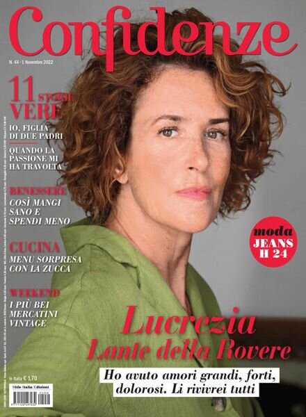 Confidenze – novembre 2022 Cover