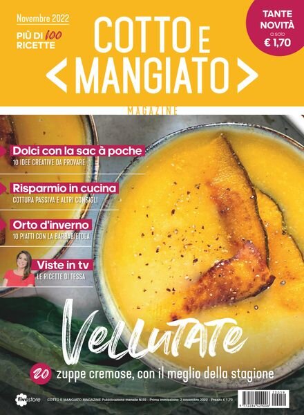 Cotto e Mangiato – novembre 2022 Cover