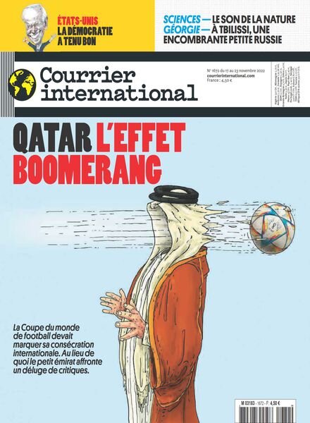 Courrier International – 17 Novembre 2022 Cover