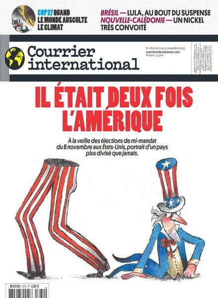 Courrier International – 3 Novembre 2022 Cover