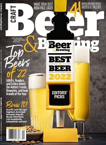 Craft Beer & Brewing – December 2022 Cover