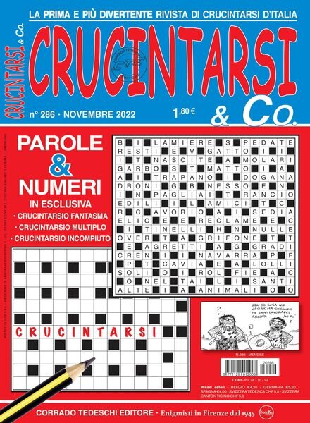 Crucintarsi & Co – novembre 2022 Cover