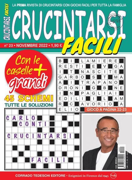 Crucintarsi Facili – ottobre 2022 Cover