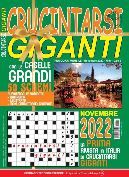 Crucintarsi Giganti – 10 novembre 2022 Cover