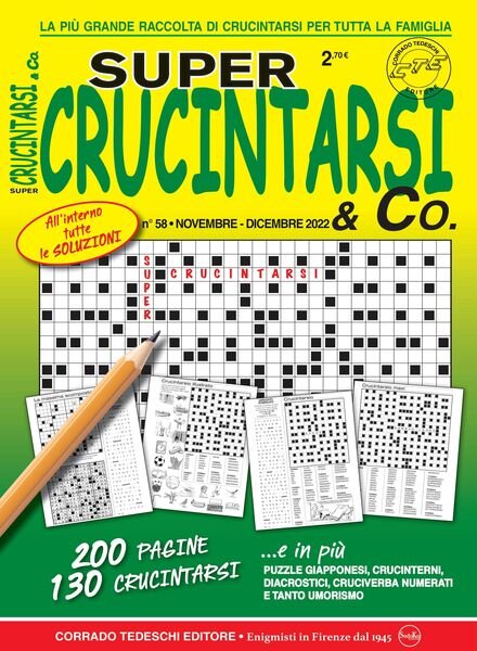 Crucintarsi Giganti – 15 novembre 2022 Cover