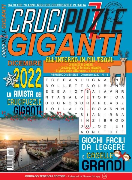 Crucipuzzle Giganti – 15 novembre 2022 Cover