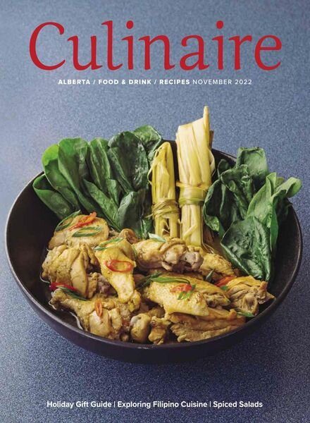 Culinaire Magazine – November 2022 Cover