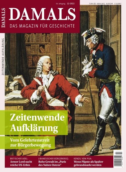 Damals – Dezember 2022 Cover