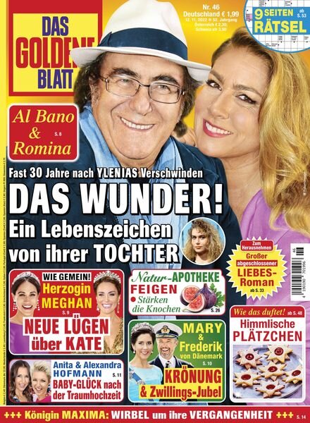Das Goldene Blatt – 12 November 2022 Cover