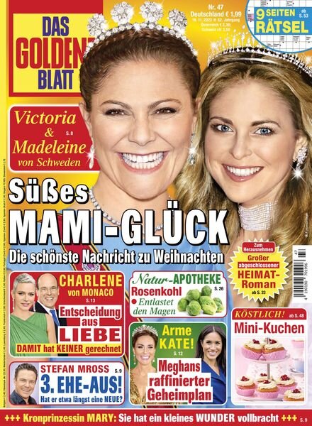 Das Goldene Blatt – 19 November 2022 Cover