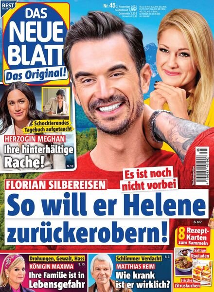 Das Neue Blatt – 02 November 2022 Cover