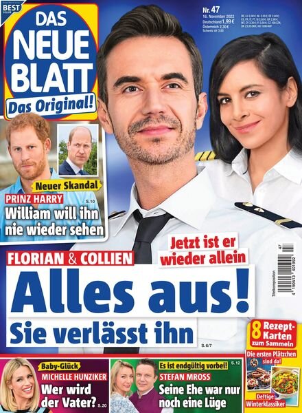 Das Neue Blatt – 16 November 2022 Cover
