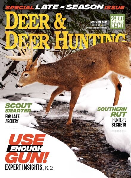 Deer & Deer Hunting – December 2022 Cover