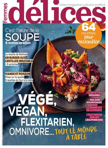 Delices de Femmes d’Aujourd’hui – Novembre 2022 Cover