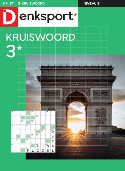 Denksport Kruiswoord 3 – 03 november 2022 Cover