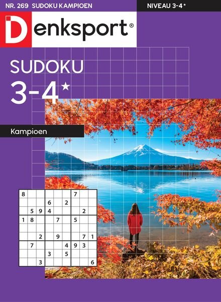 Denksport Sudoku 3-4 kampioen – 03 november 2022 Cover