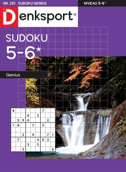 Denksport Sudoku 5-6 genius – 10 november 2022 Cover