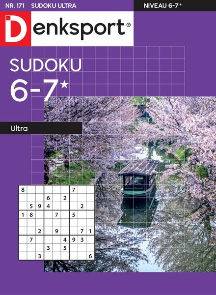 Denksport Sudoku 6-7 ultra – 03 november 2022 Cover