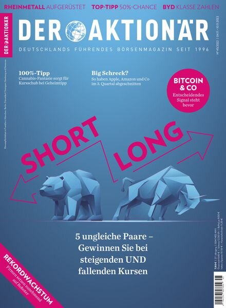 Der Aktionar – 04 November 2022 Cover