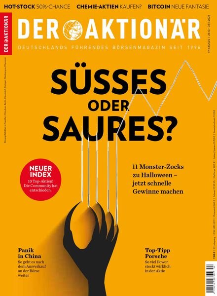 Der Aktionar – 27 Oktober 2022 Cover