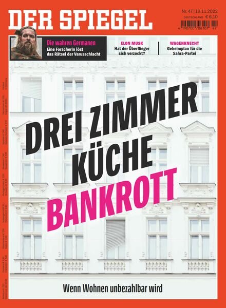 DER SPIEGEL – 19 November 2022 Cover