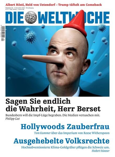 Die Weltwoche – 03 November 2022 Cover
