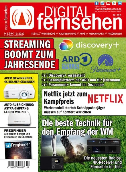 Digital Fernsehen – Oktober 2022 Cover