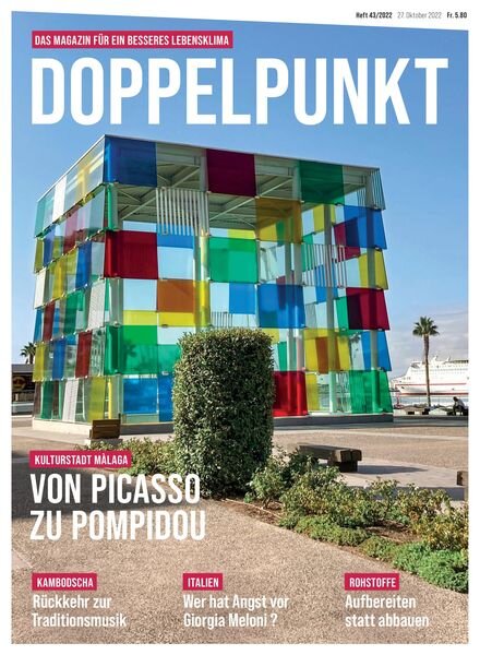 Doppelpunkt – 27 Oktober 2022 Cover