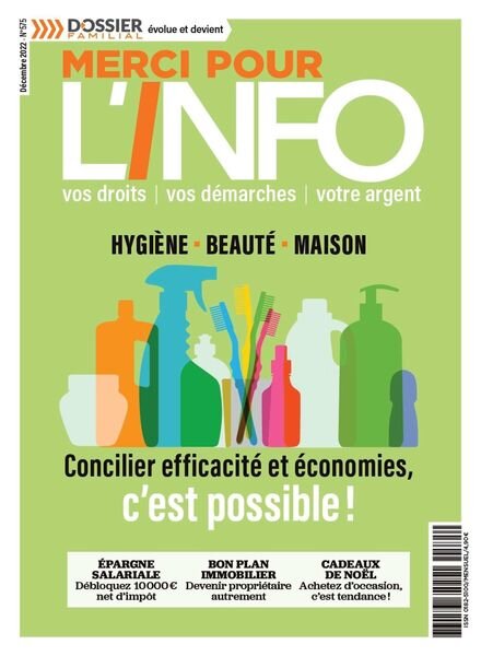 Dossier Familial – novembre 2022 Cover