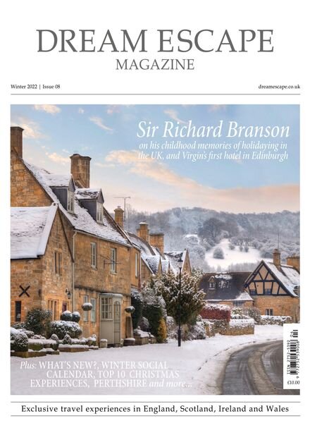 Dream Escape – November 2022 Cover