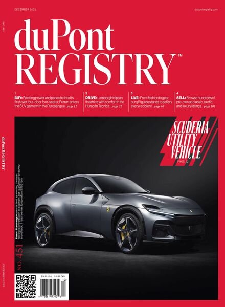 duPont Registry – December 2022 Cover