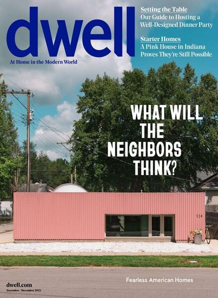 Dwell – November 2022 Cover