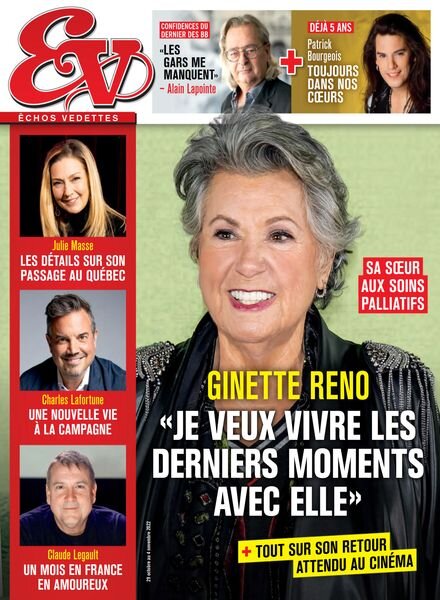 echos Vedettes – 29 octobre 2022 Cover